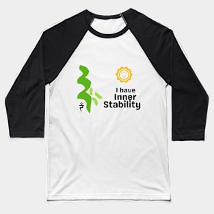 Inner Stability & Solar chakra Baseball T-Shirt